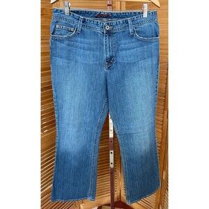 Eddie Bauer Women's VTG High-Rise Embroidered Bootcut Jeans Size 12 S